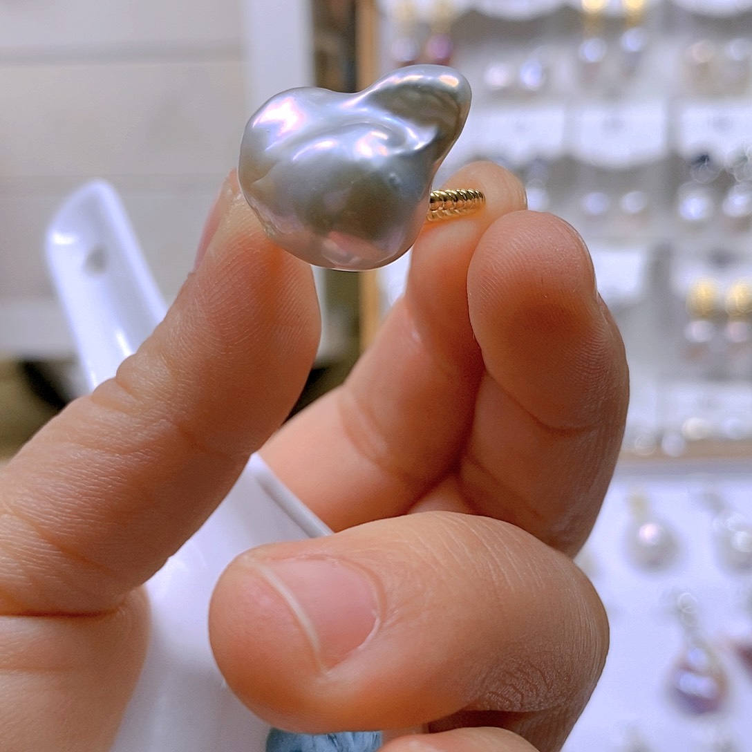 淡水珍珠合金颈饰