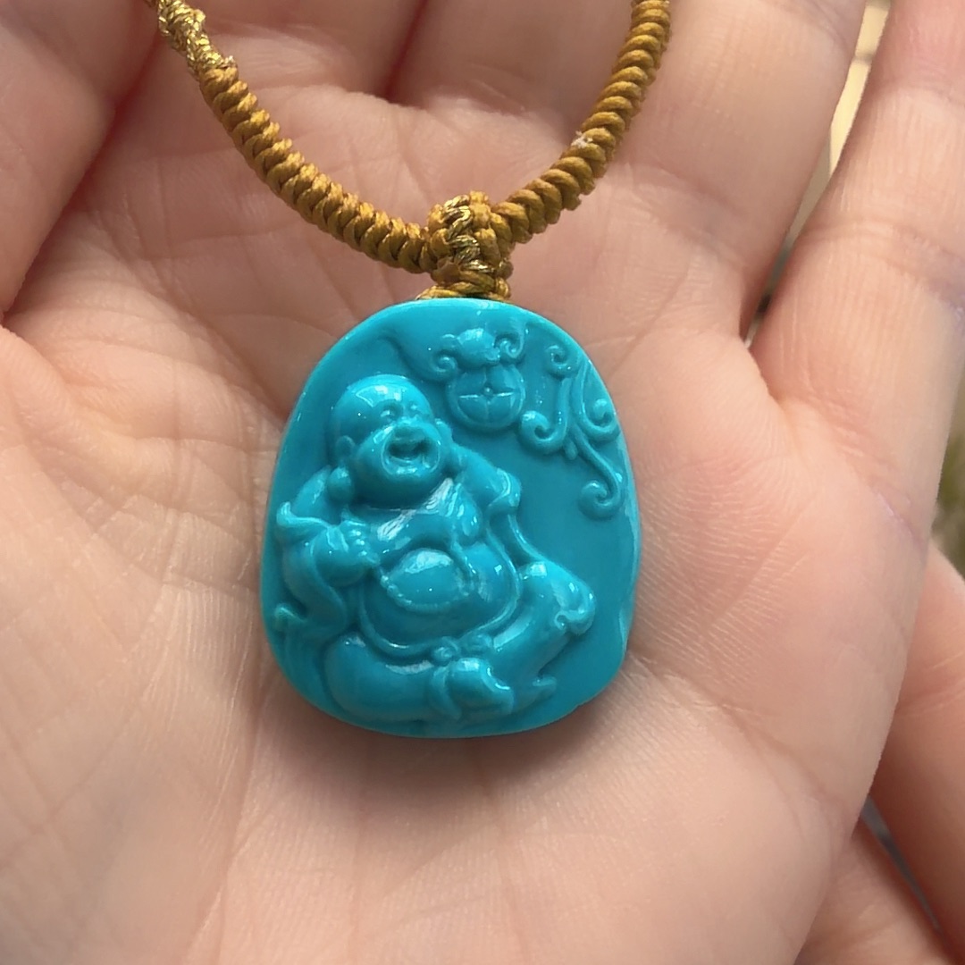 绿松石未镶嵌颈饰