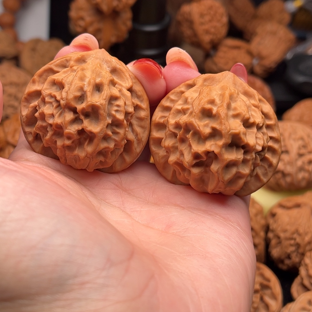 核桃把件龙鳞纹41