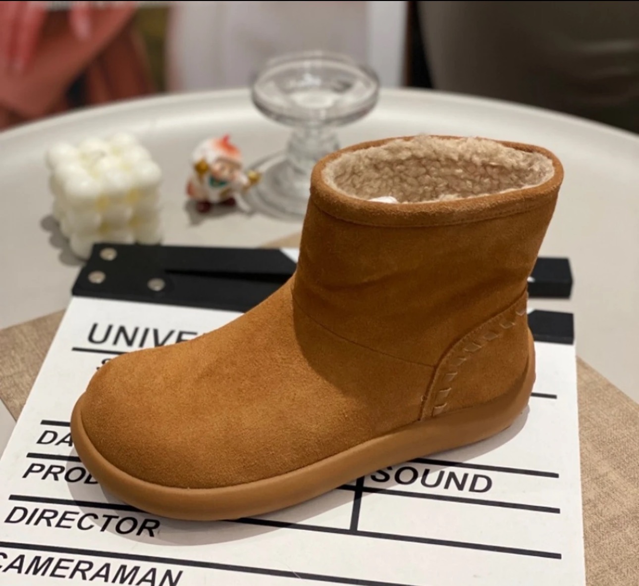 时尚雪地靴女士冬季短筒雪地靴休闲时尚短靴