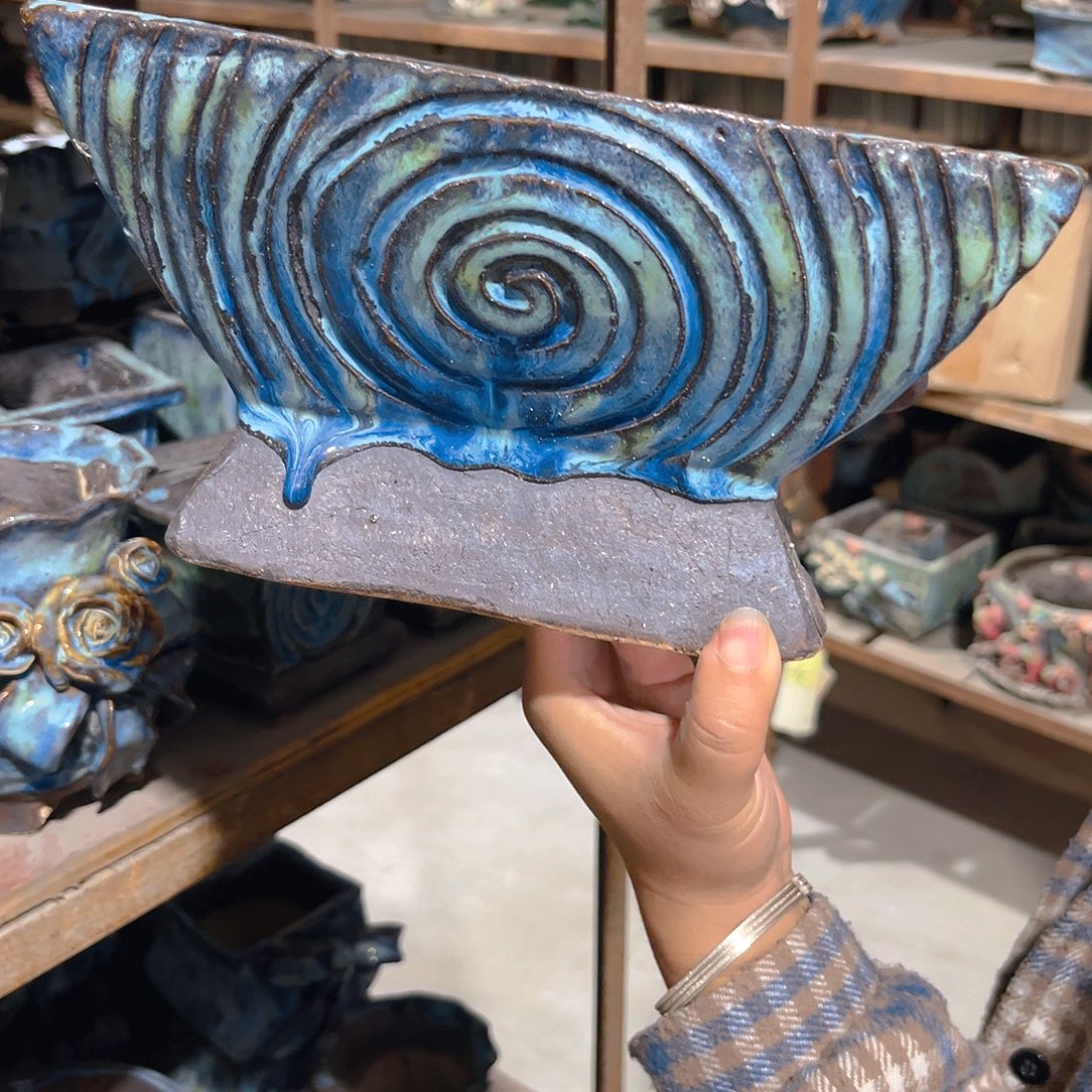 小***儿112 号陶然花器手工花盆
