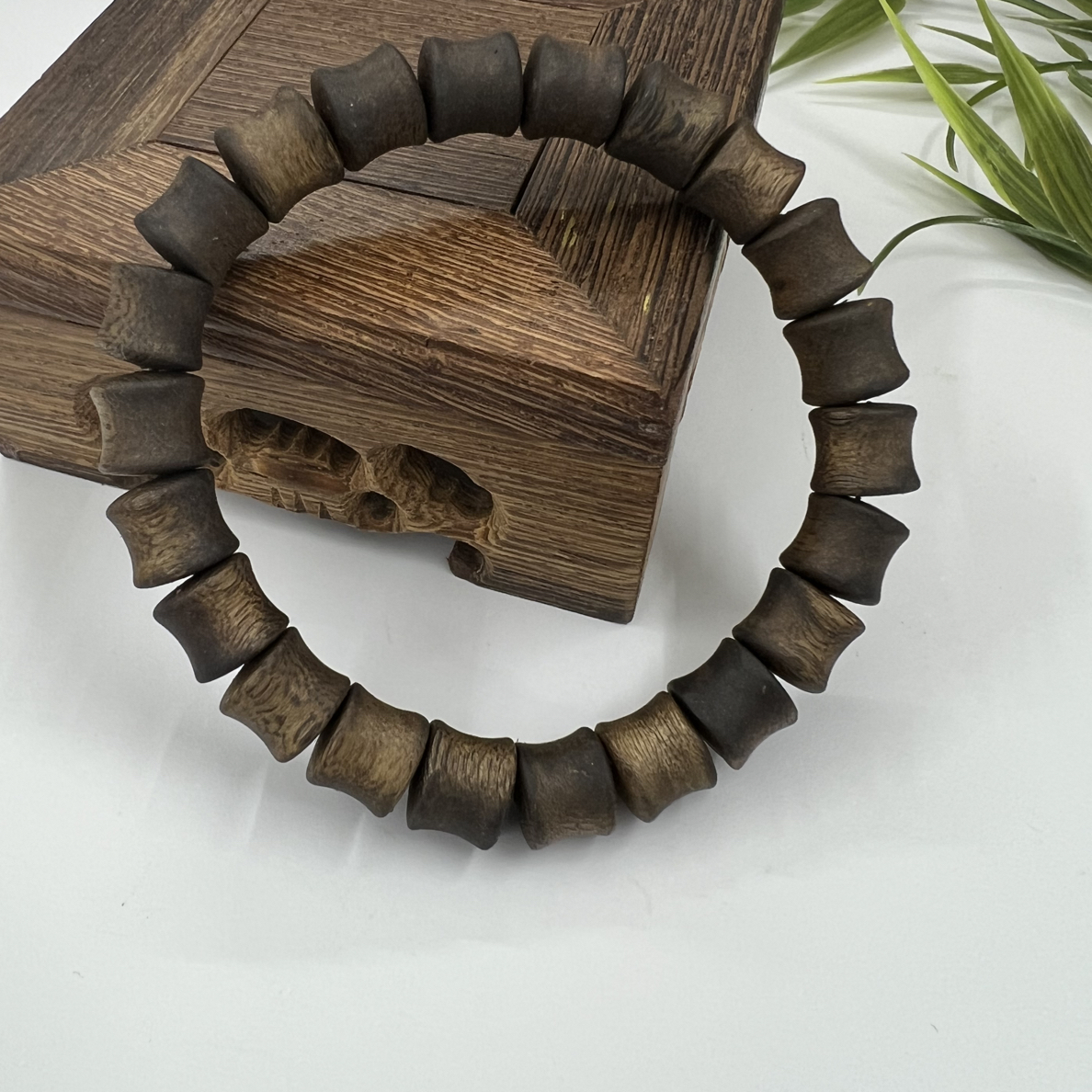 沉香沉香海南沉香虫漏款竹节珠1.0单圈多样性发一