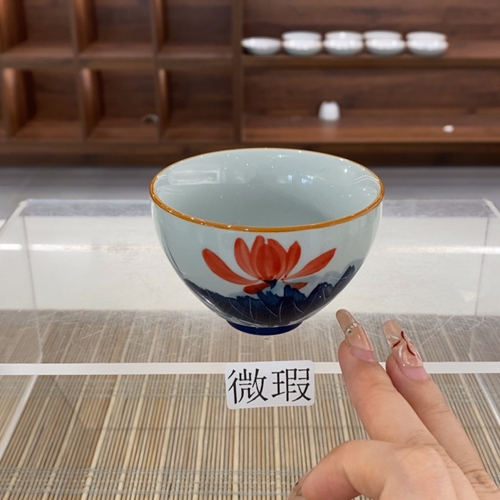 釉下老陶泥手工绘制