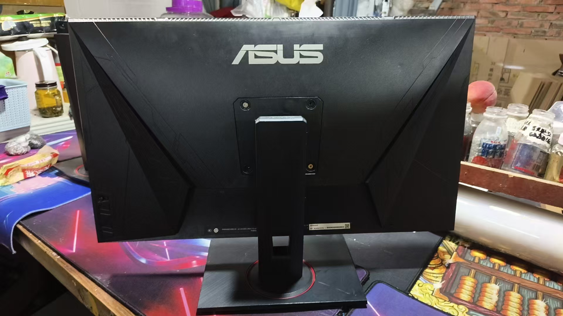 9新 ASUS/华硕 27寸1k144hz直面无边框不带升降高刷电竞显示器