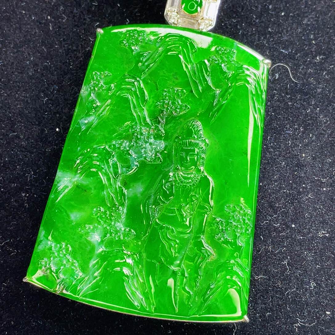 翡翠吊坠(不含链)未镶嵌