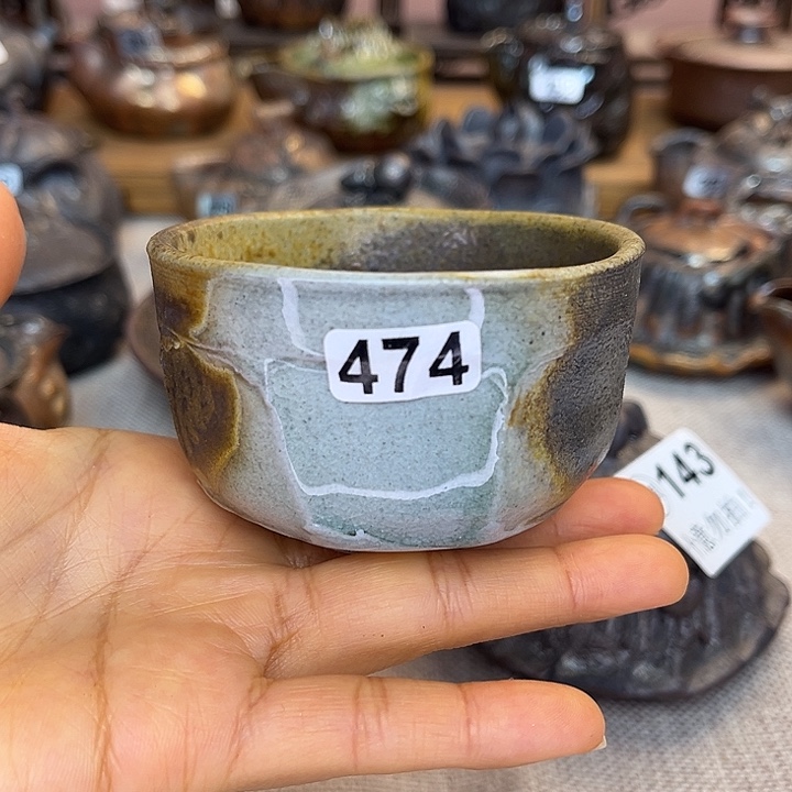 裸柴烧陶瓷手工茶器