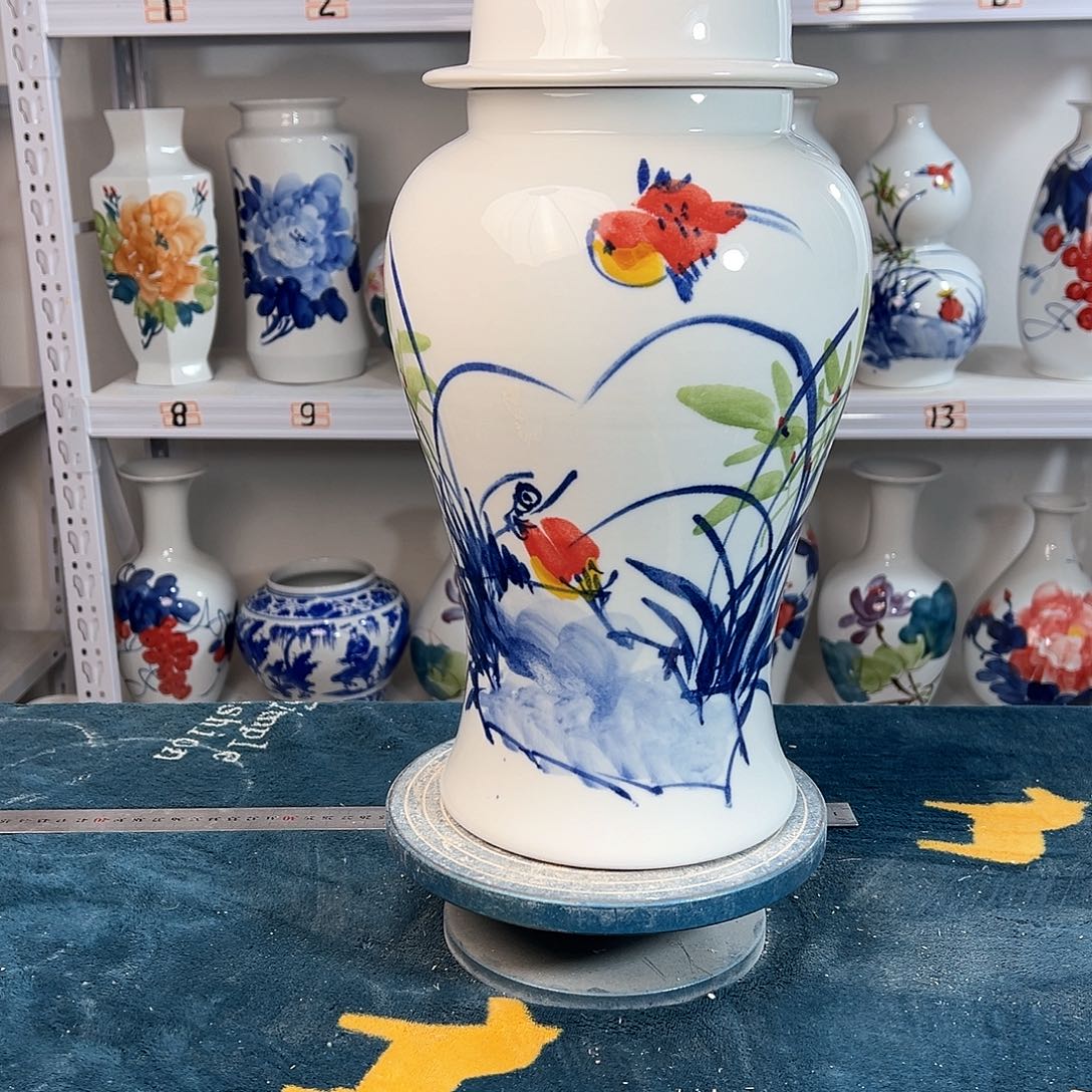 摆件景德镇陶瓷将玉