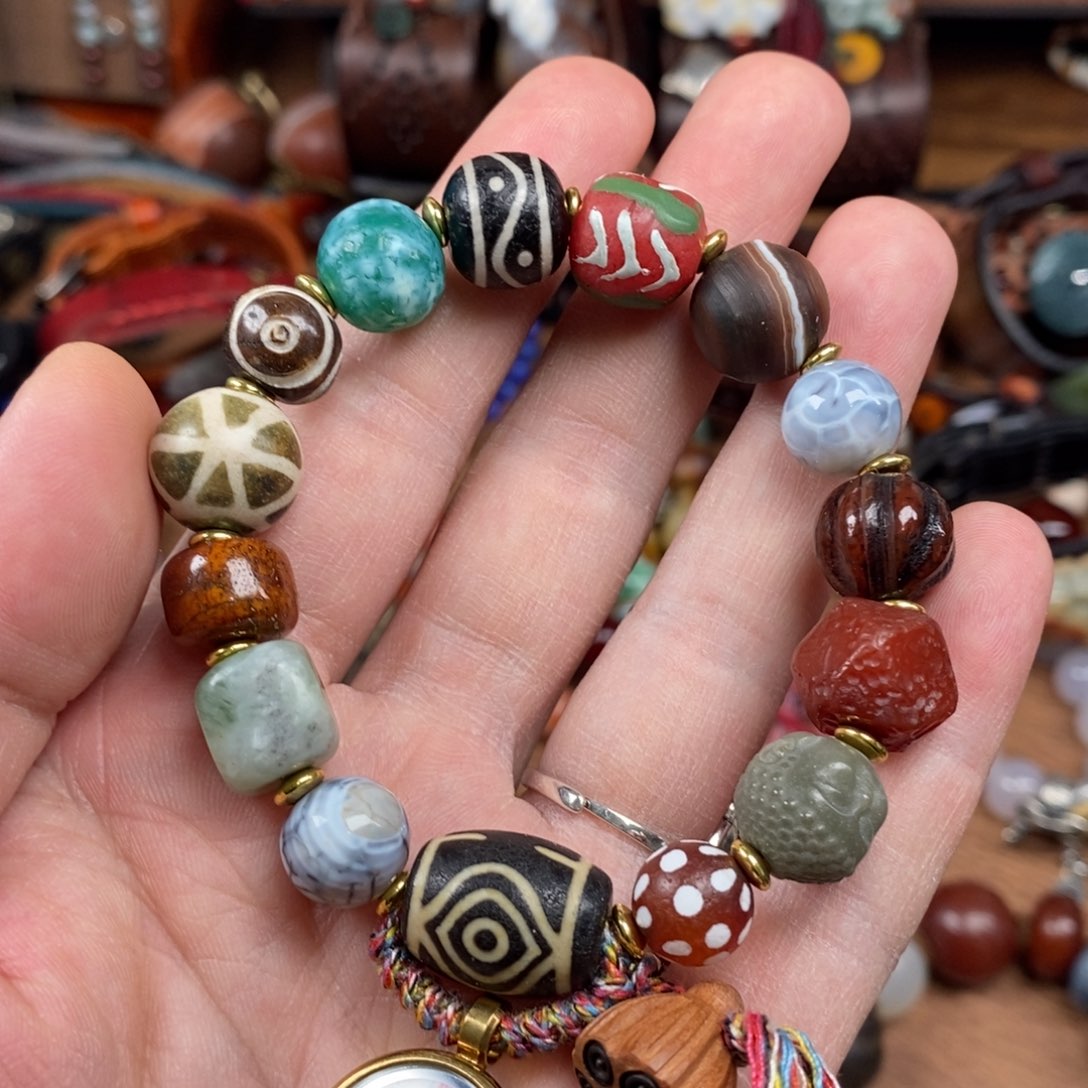 玛瑙/玉髓手链未镶嵌