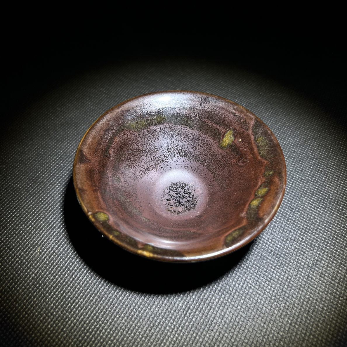 土窑落灰烧备前烧志野烧工艺自然灰釉茶瓯