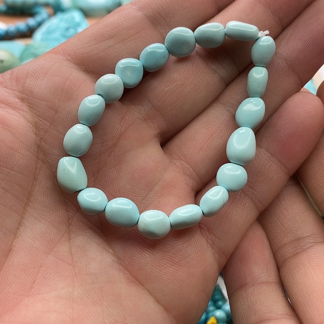 绿松石未镶嵌手链