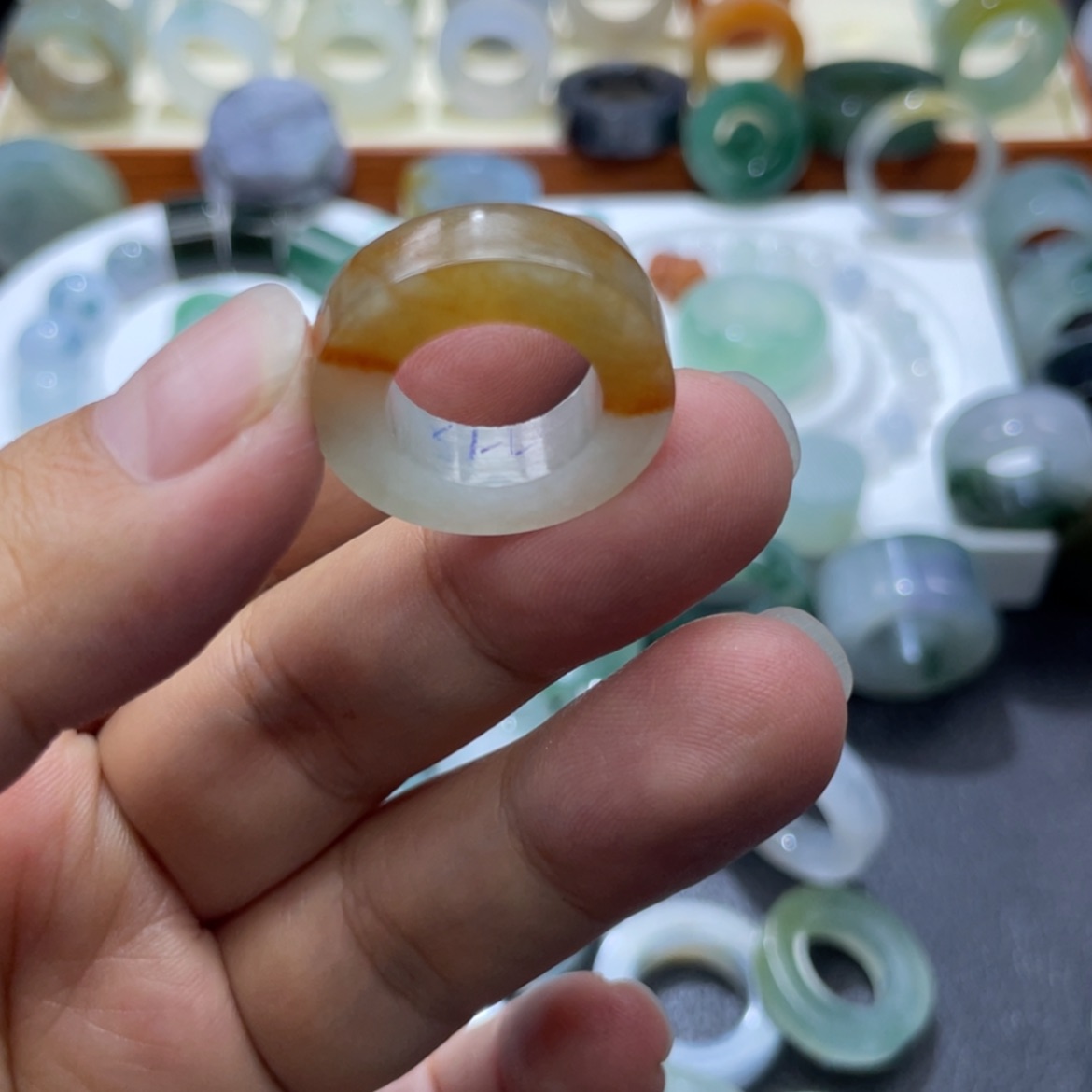 【闪购商品】定制翡翠未镶嵌晴*、天然翡翠