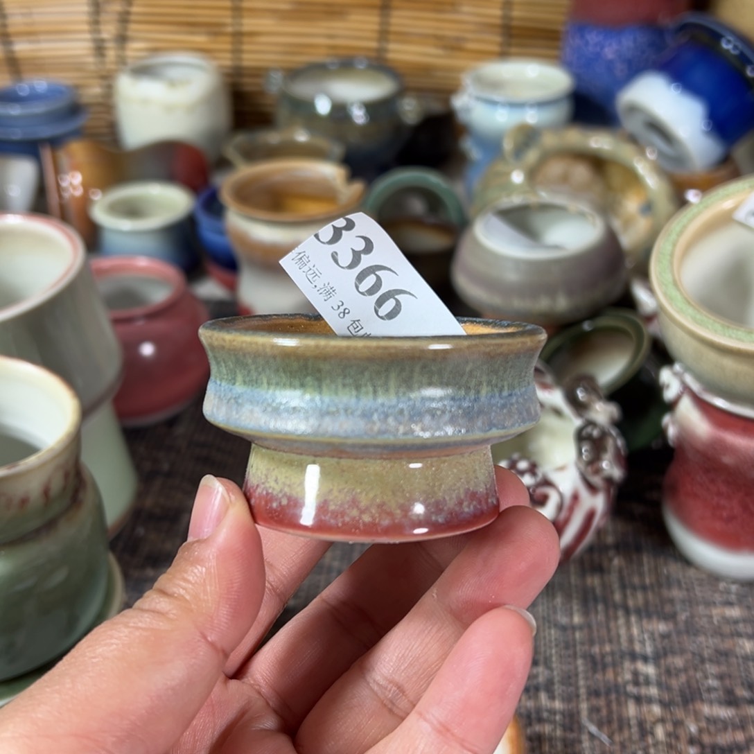 红陶景德镇手工花盆