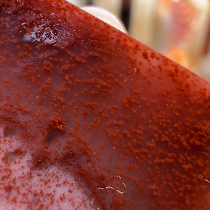 金***堂寿山石印石小牌牌水冻朱砂