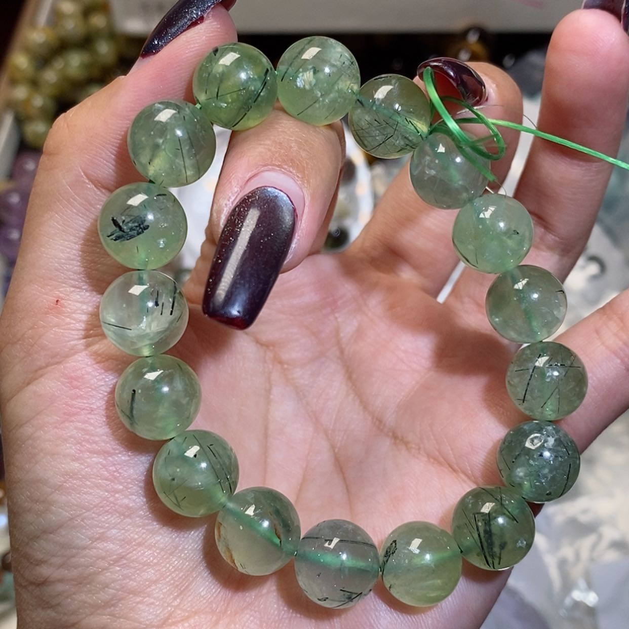 【闪购商品】水晶手链未镶嵌葡萄石51