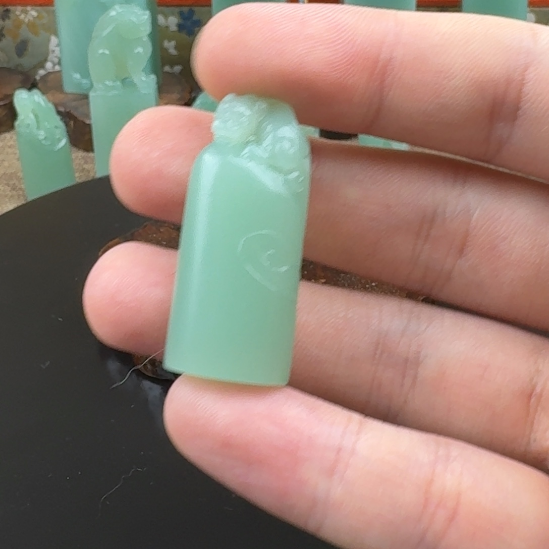 E***z寿山石印石梅子青829