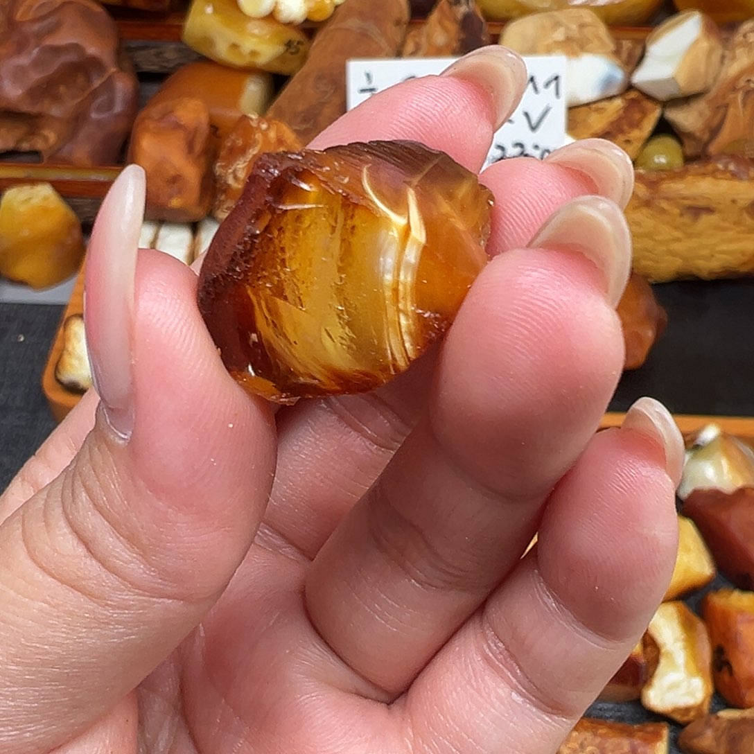 知***乐定制琥珀未镶嵌蜜蜡