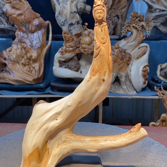 柏木（崖柏）根雕摆件