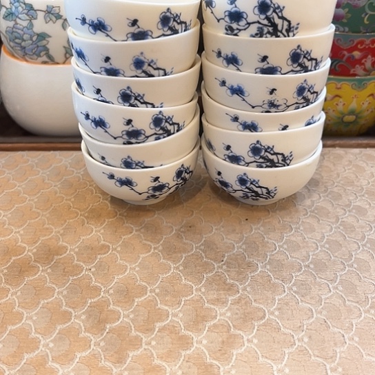 现代陶瓷单杯陶瓷杯子微瑕12个