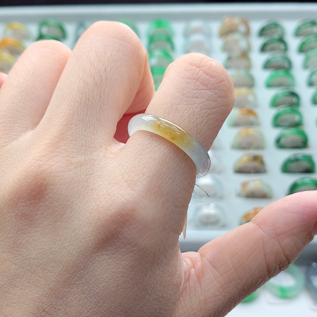 未镶嵌戒指翡翠20号