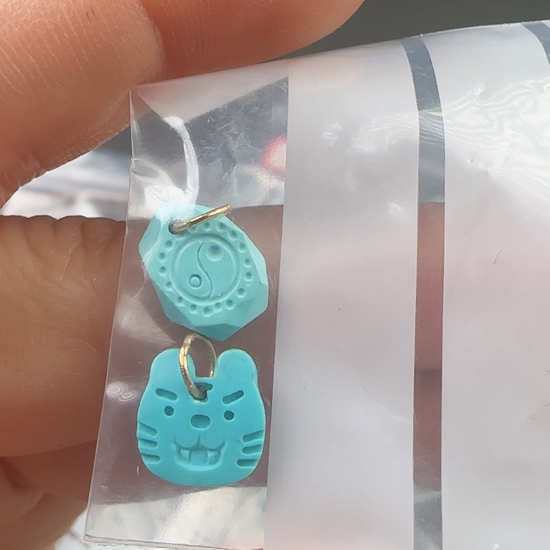 绿松石珠宝半成品未镶嵌