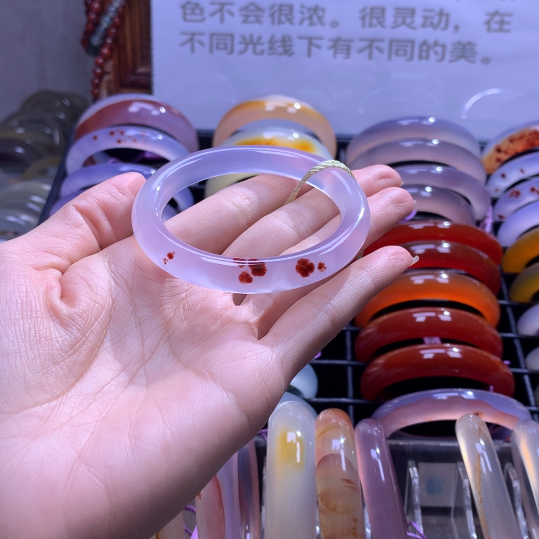 【闪购商品】玛瑙/玉髓手镯未镶嵌A**s
