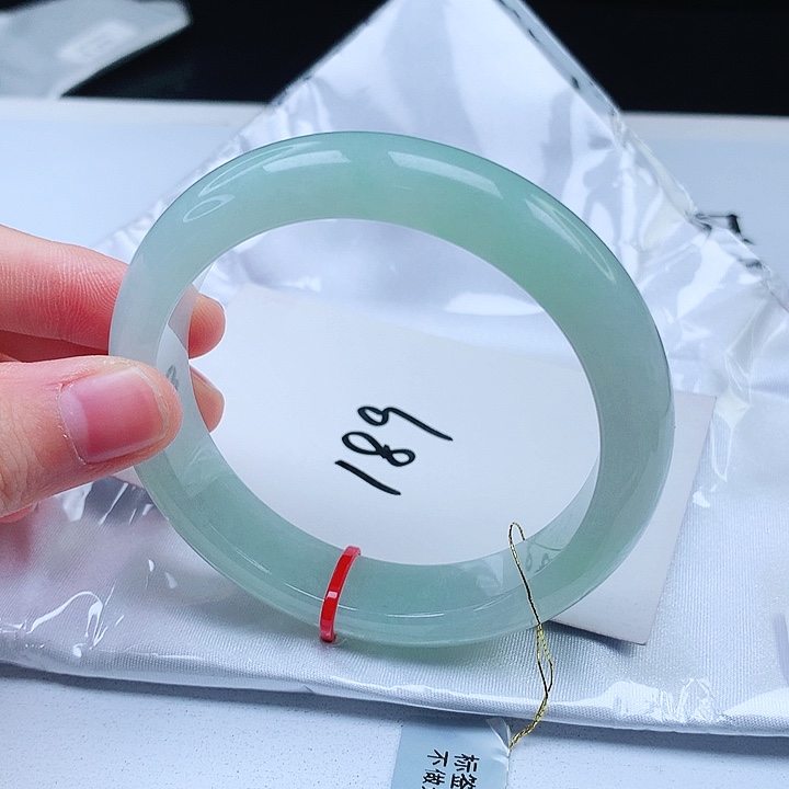 翡翠手镯未镶嵌缅甸天然a货手镯57+