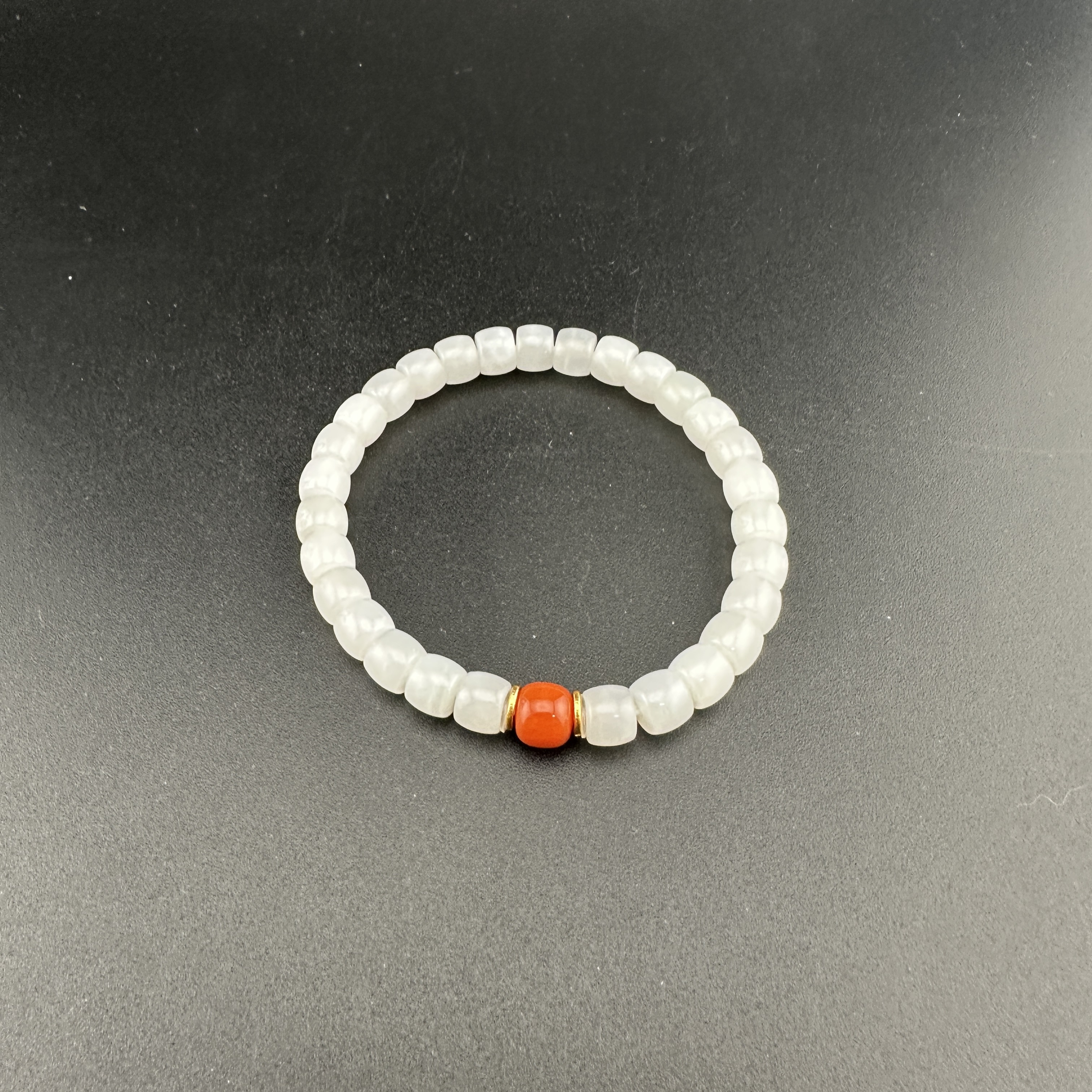 BY1128FLSF标129 北玉精选 和田玉手串 多样性发货