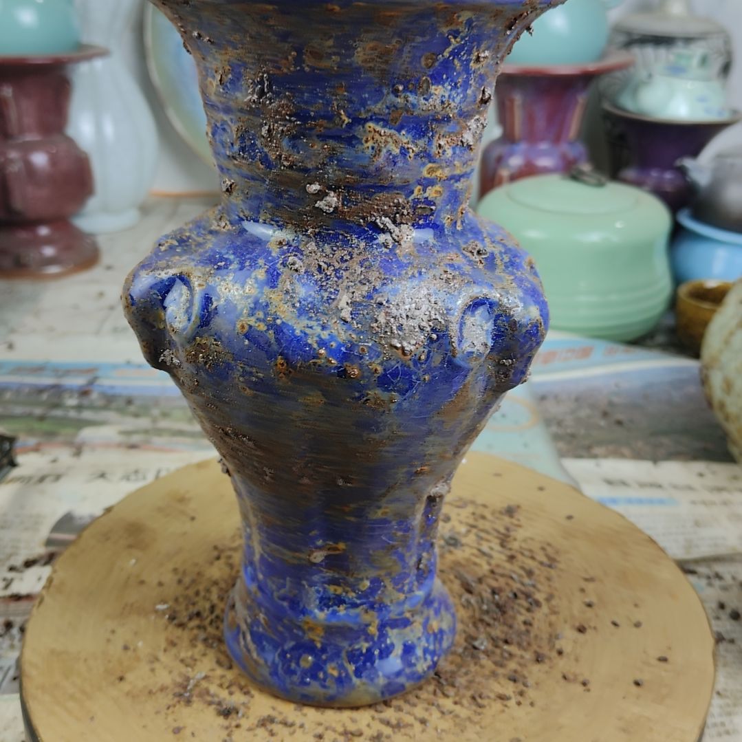 瓷片自选器型官窑生锈瓷