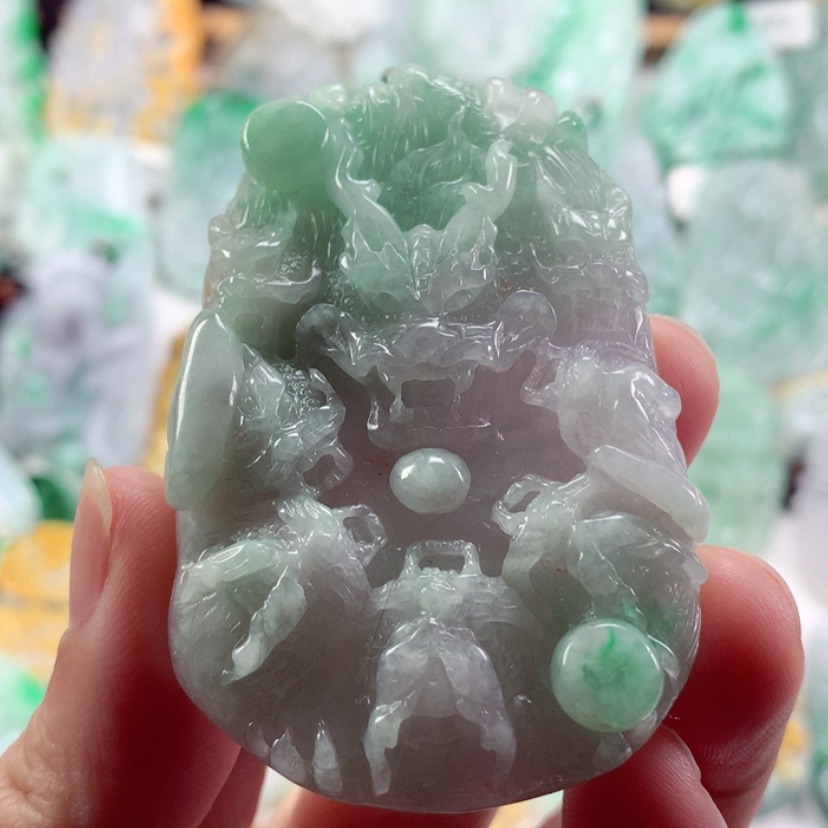 【闪购商品】翡翠吊坠(不含链)未镶嵌