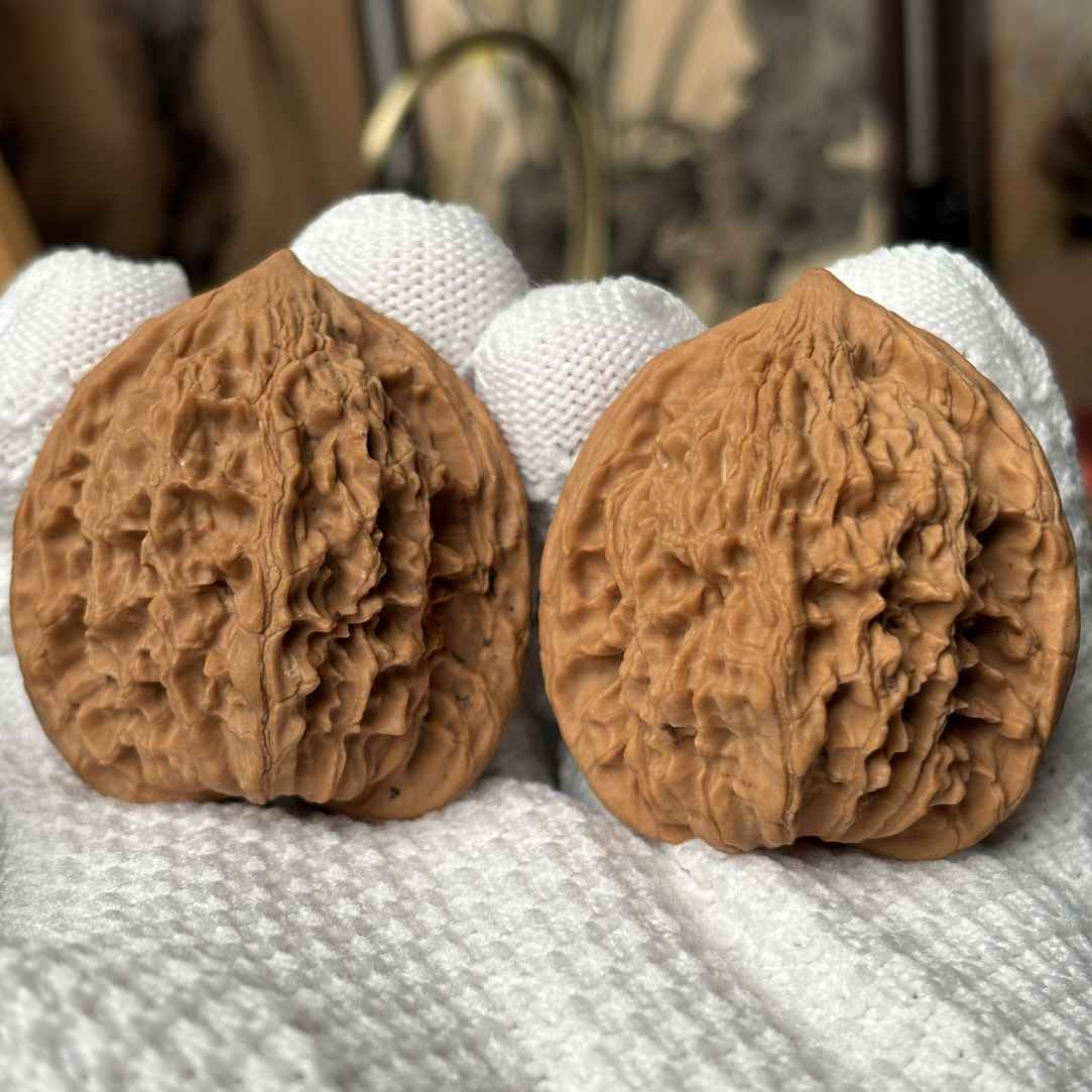 虎头王42 秦岭野生文玩核桃 秦岭野生虎头王