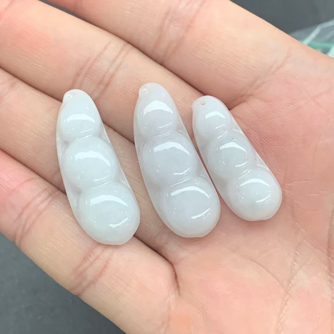 【龙哥独宠】翡翠福豆/多样性发一件/配绳K415