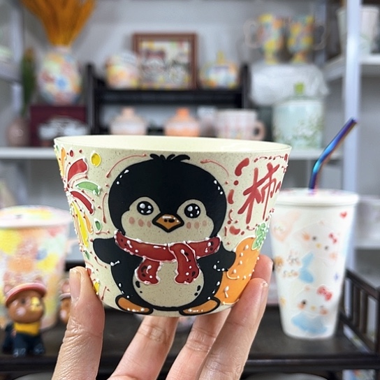 手绘高温釉下彩陶瓷