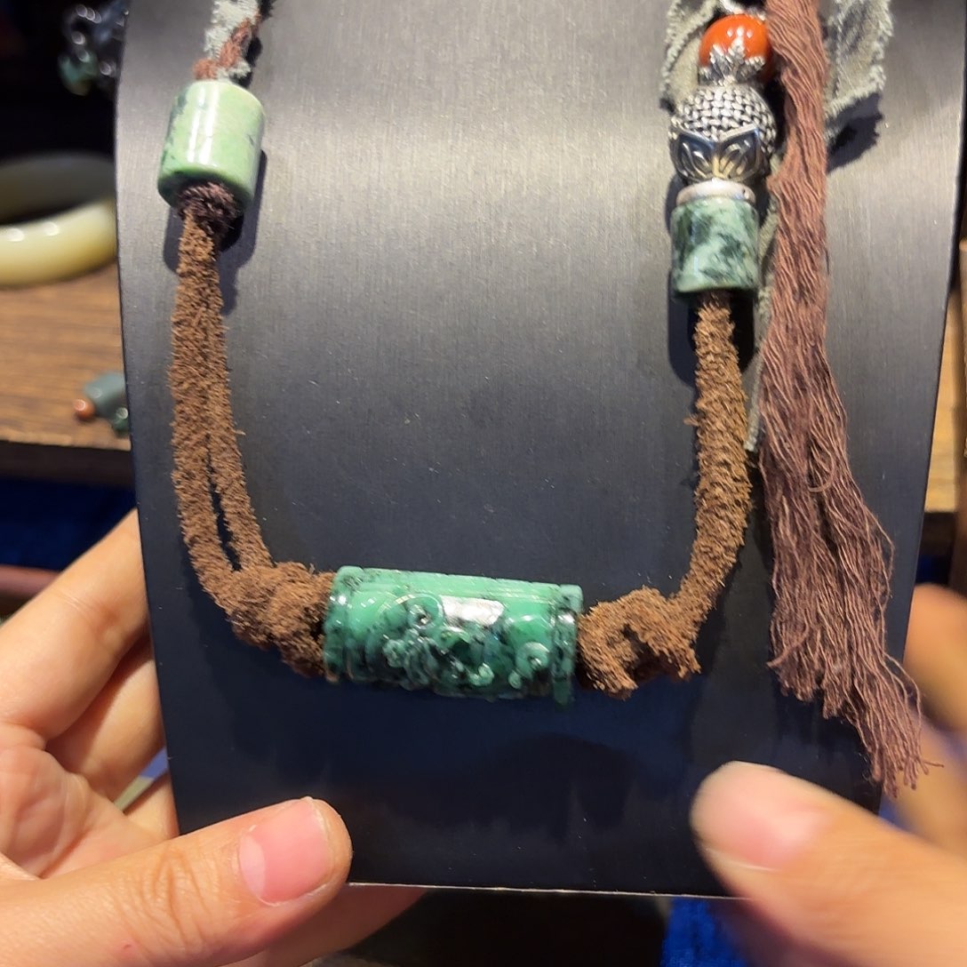 翡翠颈饰未镶嵌原创