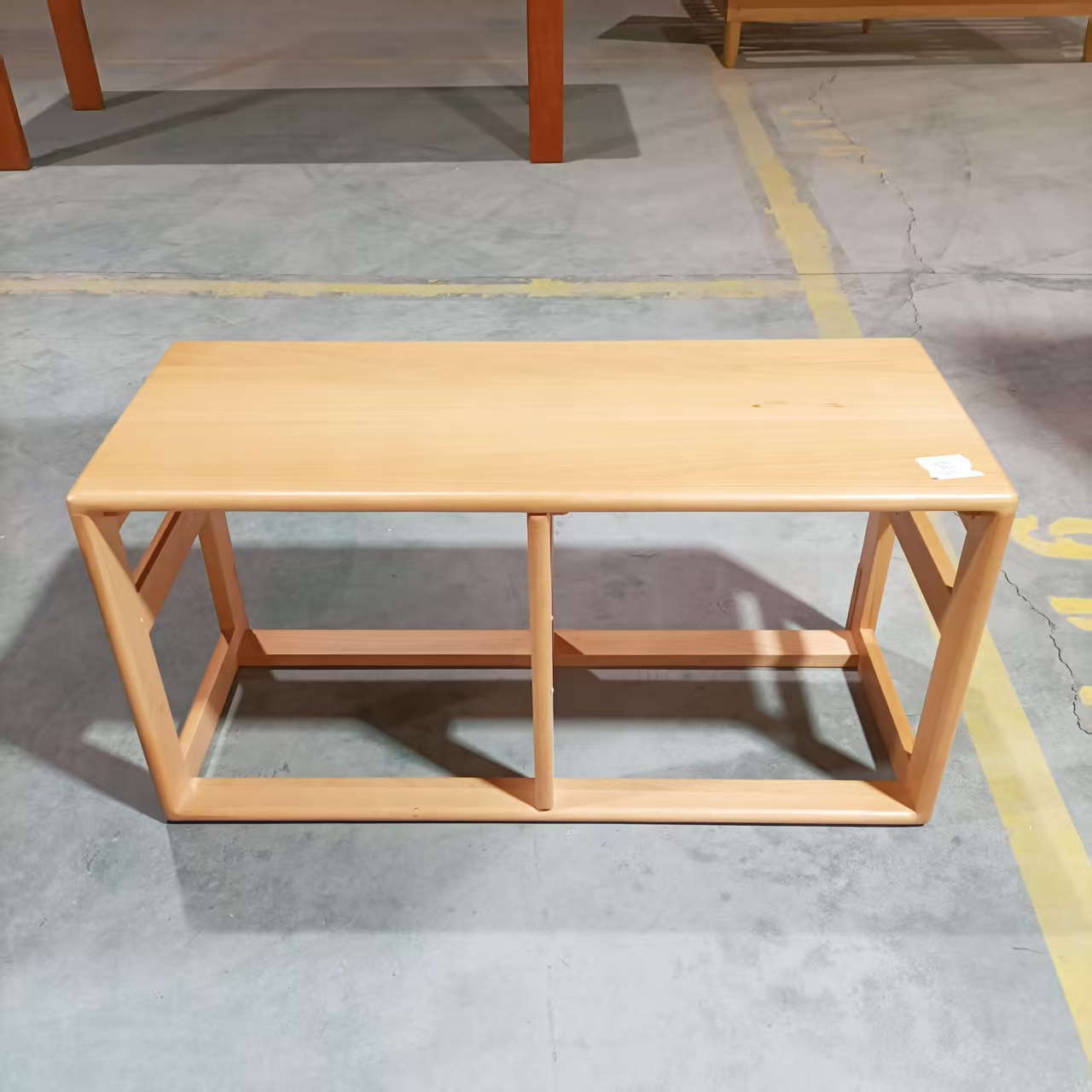 840*330*427MM微瑕款榉木原木色全实木换鞋凳