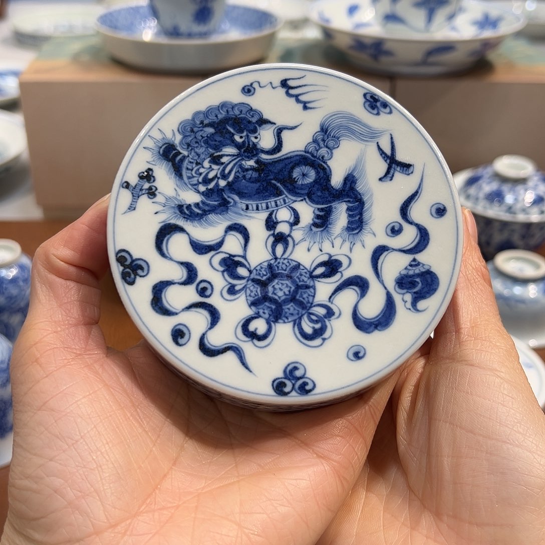 盖置元狮子盖置纯手工