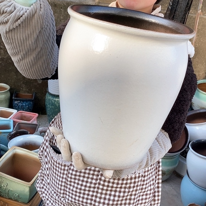 紫砂花盆正品口25高30