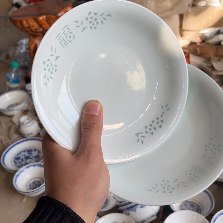 陶碗景德镇高温细白瓷餐具