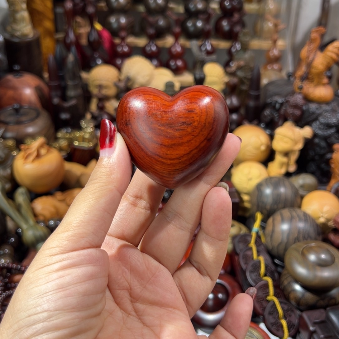 香榧木东非紫檀爱心
