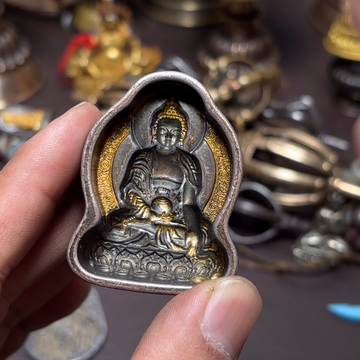 I***o铜星月菩提挂件菩提星月