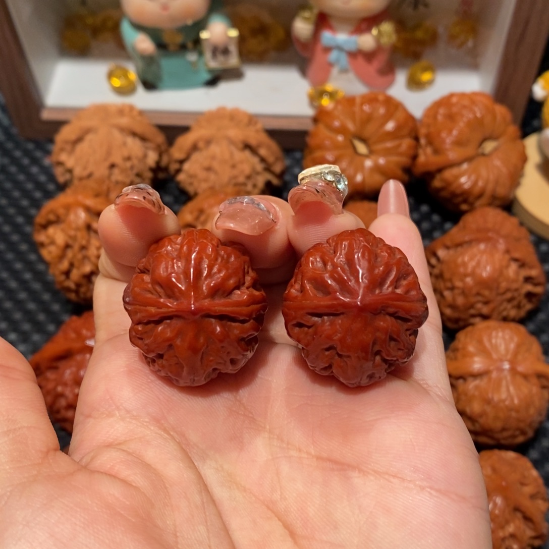 般***若桃核吊坠28.2粗筋南瓜，1159