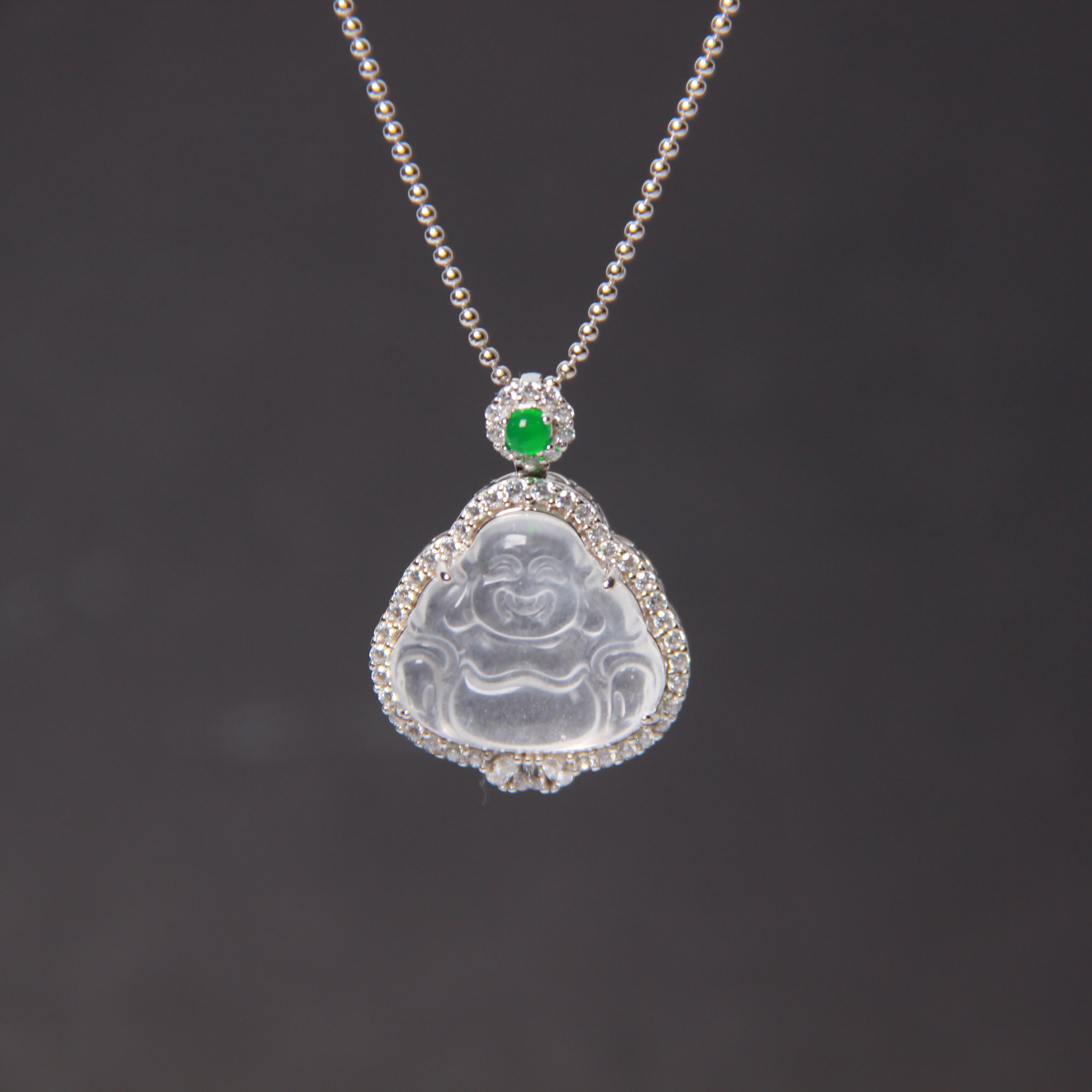 【小熹珠宝】S925天然佛公项链 0302-13