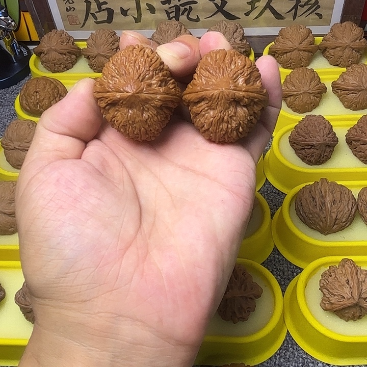 把件文玩核桃39尺，大蒜头