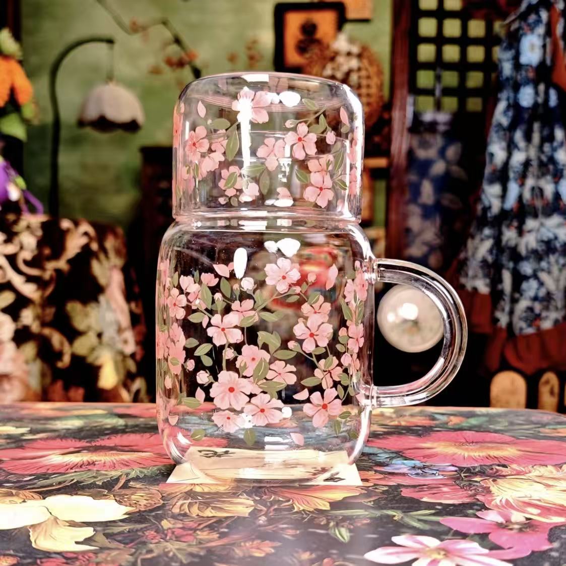 时尚创意印花休闲水杯