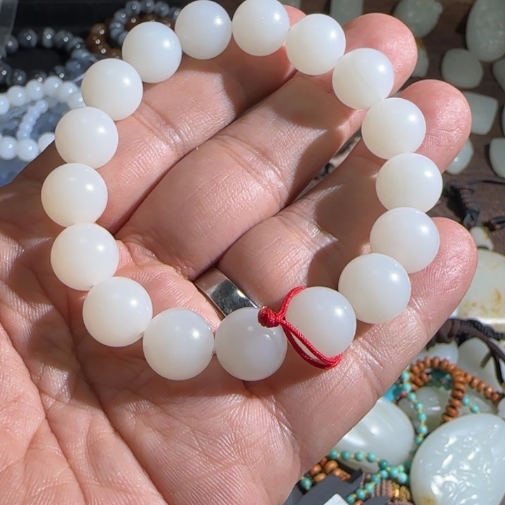 和田玉手链未镶嵌极*