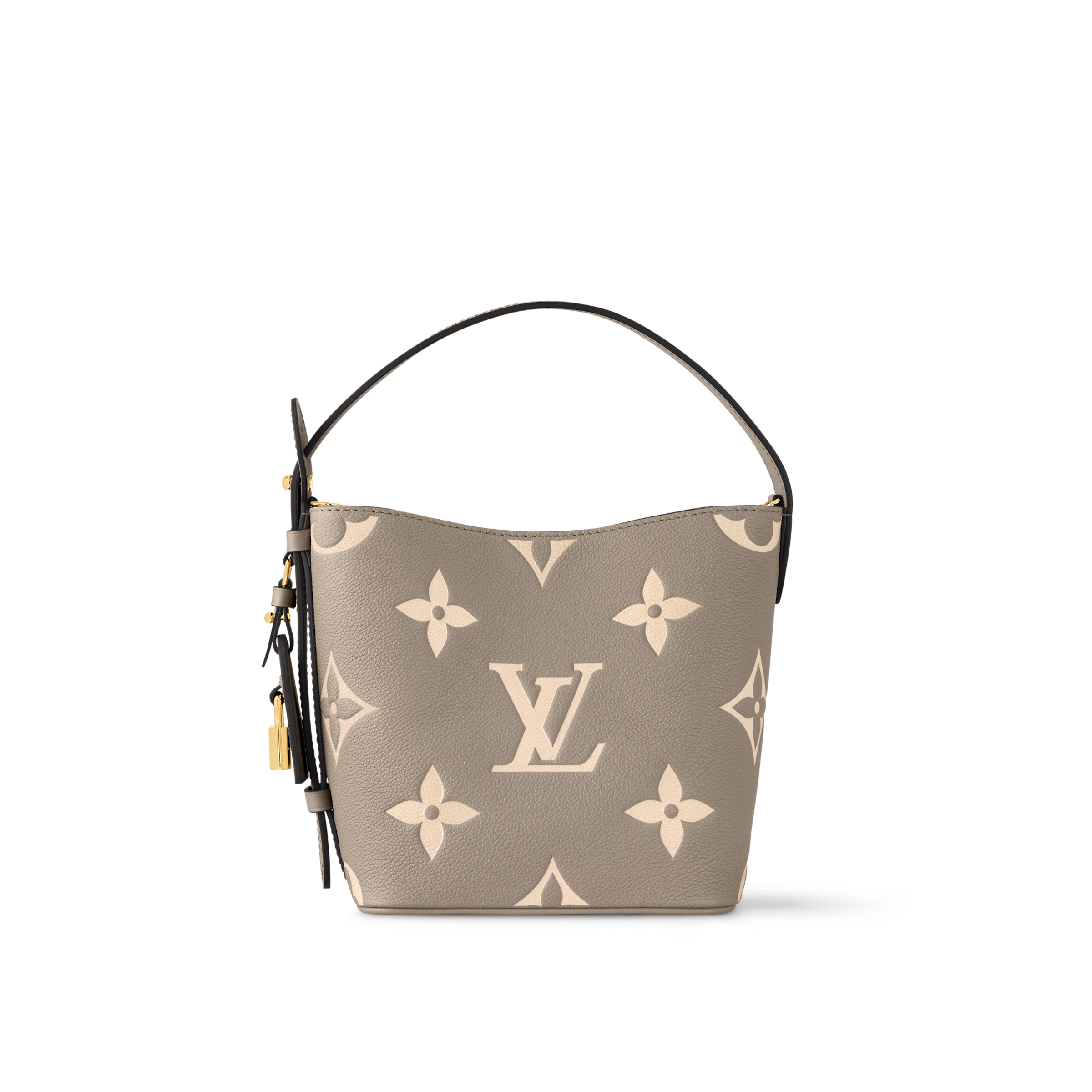 全新未使用 LouisVuitton/路易威登 allin bb大象灰 水桶包 全套