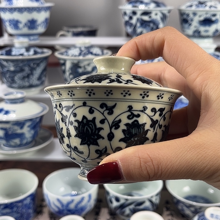 景德镇溪山居手工手绘