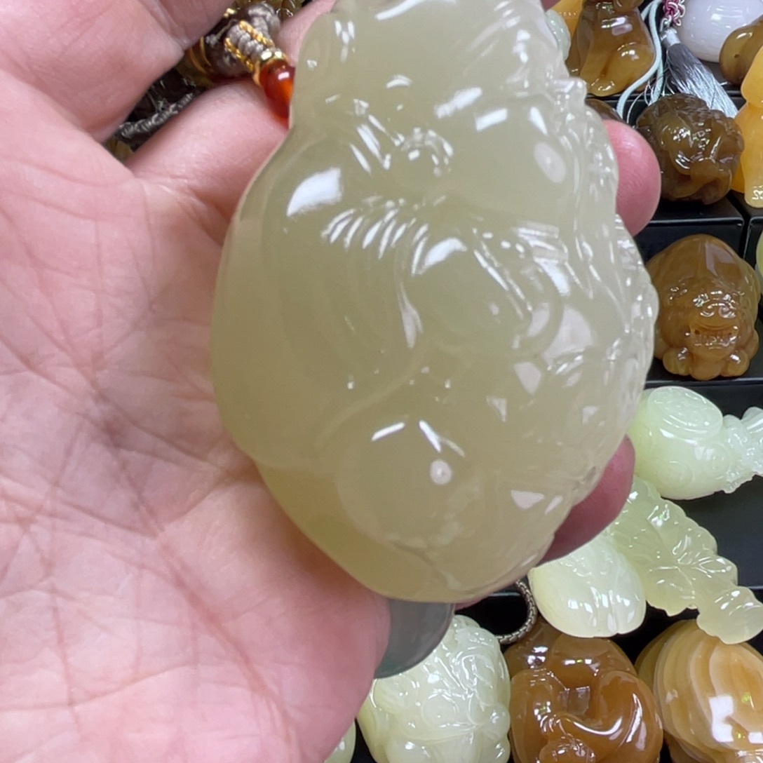 白****昆仑山料手把观赏