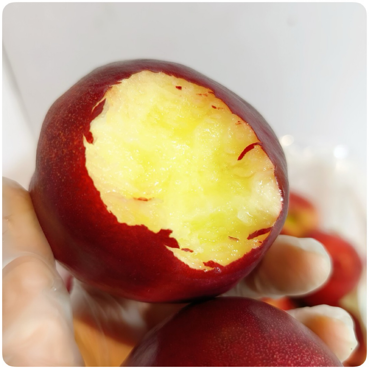 果鲜达专享油桃！桃味好！脆甜可口！放软吃更好吃