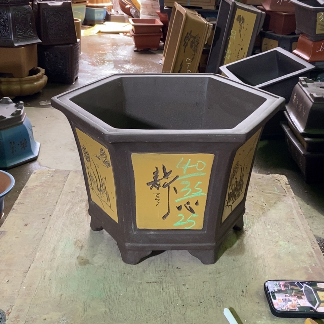 紫砂花盆紫砂紫砂
