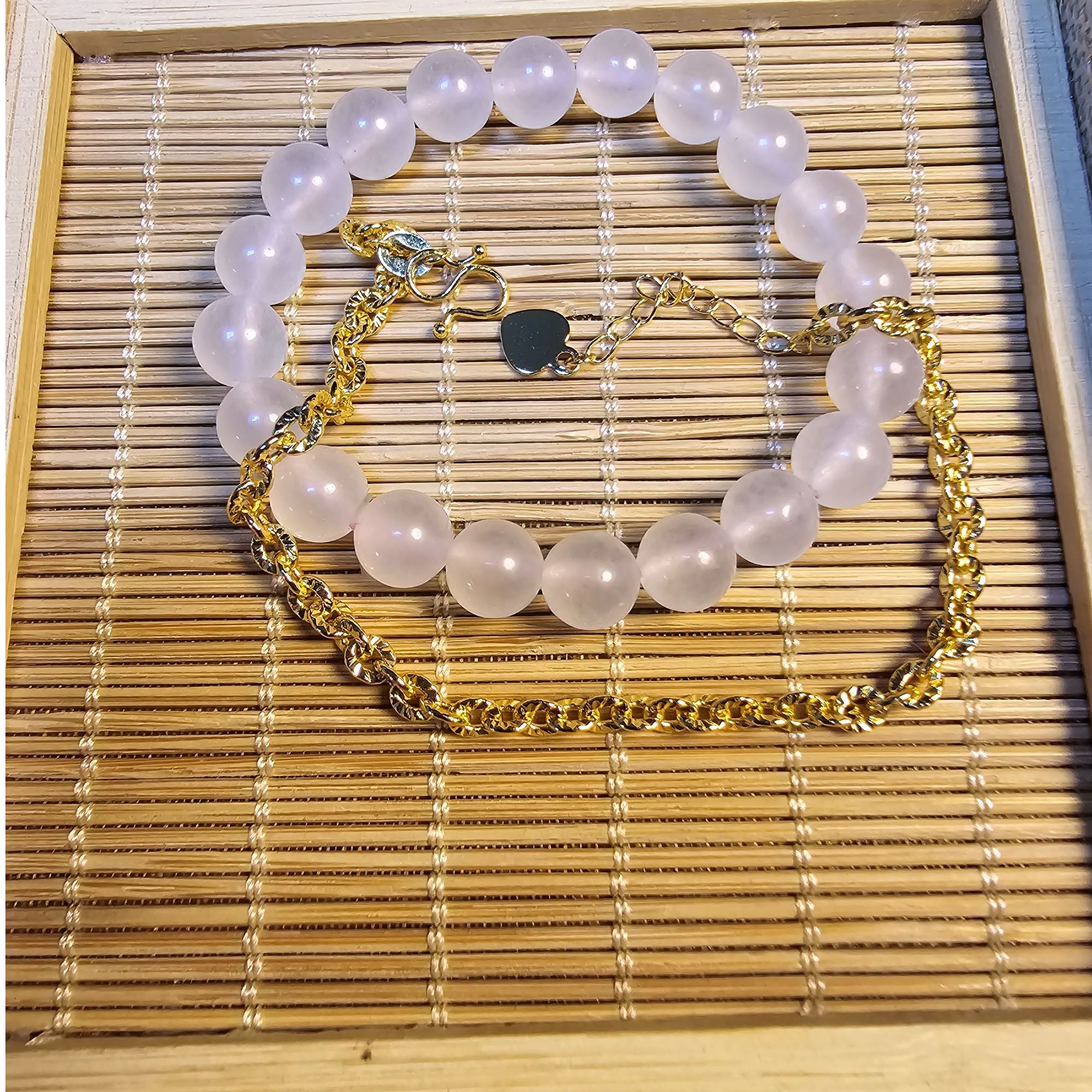 【小雨好物】压花闪O素手链